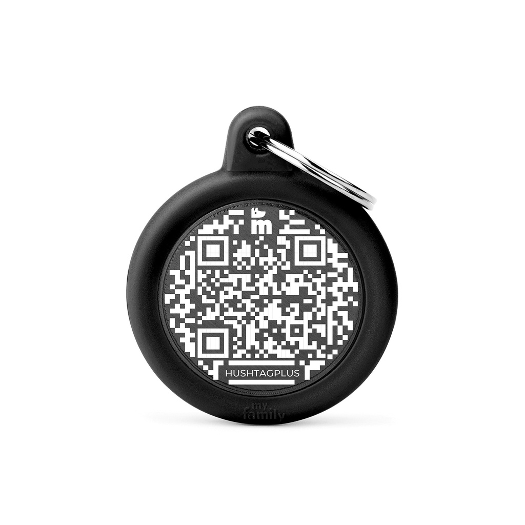 HUSHTAG PLUS QR CODE CIRCLE
