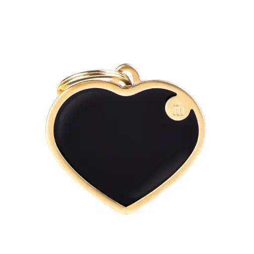 PETIT COEUR OS BASIQUE FAIT À LA MAIN OR SATIN