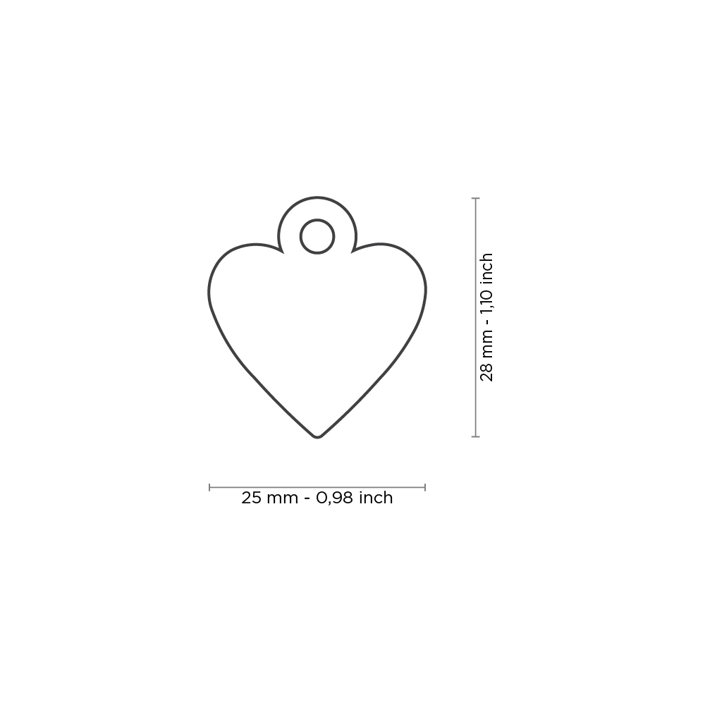 BASIC CHROME HEART (Pack of 5)