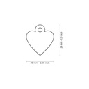 BASIC GOLD HEART (Pack of 5)