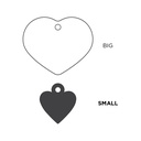 BASIC GOLD HEART (Pack of 5)