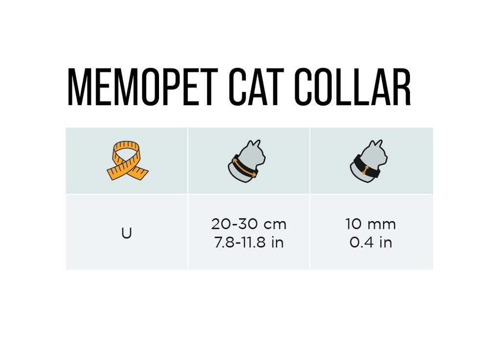 MEMOPET CAT COLLAR