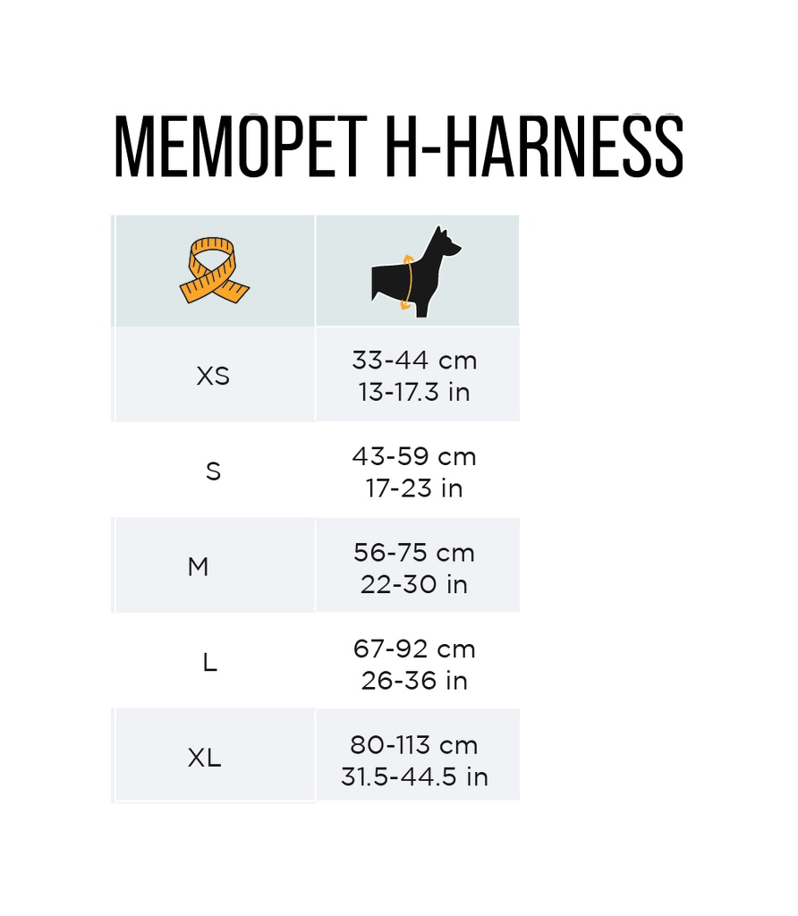 MEMOPET H-HARNESS