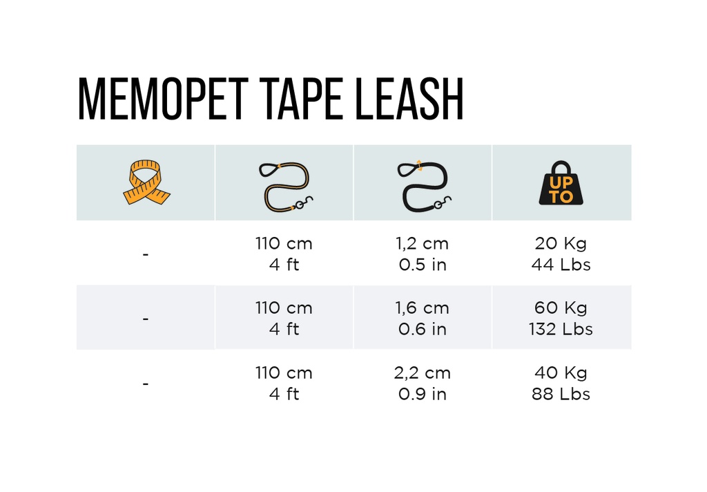 MEMOPET FLAT LEASH