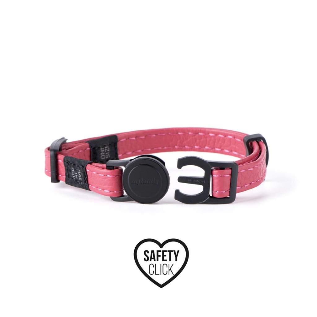 ADJUSTABLE CAT COLLAR WITH SNAP BUCKLE