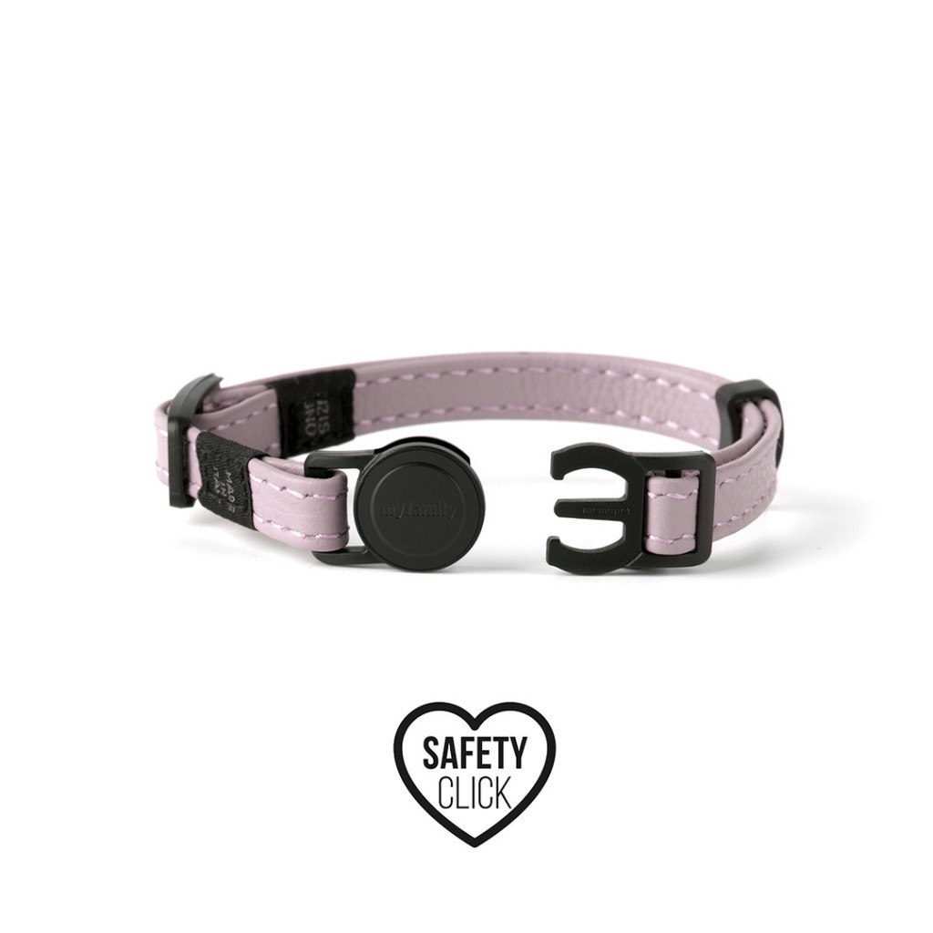 ADJUSTABLE CAT COLLAR WITH SNAP BUCKLE