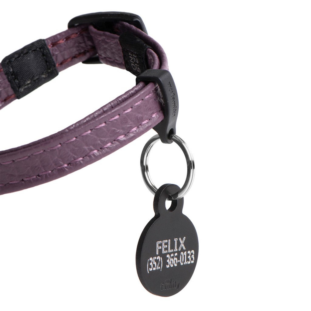 ADJUSTABLE CAT COLLAR WITH SNAP BUCKLE