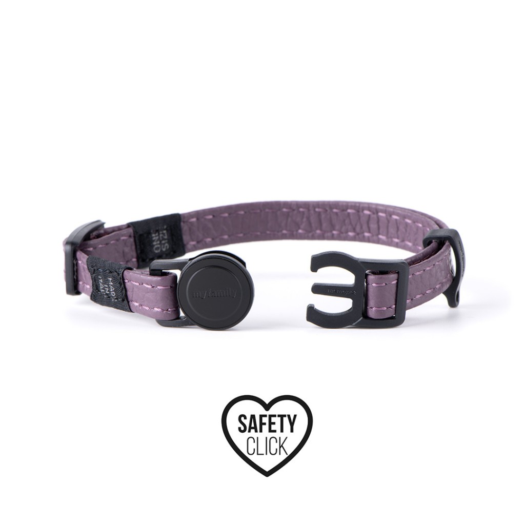 ADJUSTABLE CAT COLLAR WITH SNAP BUCKLE