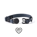 ADJUSTABLE CAT COLLAR WITH SNAP BUCKLE