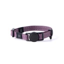 COLLIER POUR CHAT RÉGLABLE AVEC BOUCLE À PRESSION AJUSTABLE LILAS