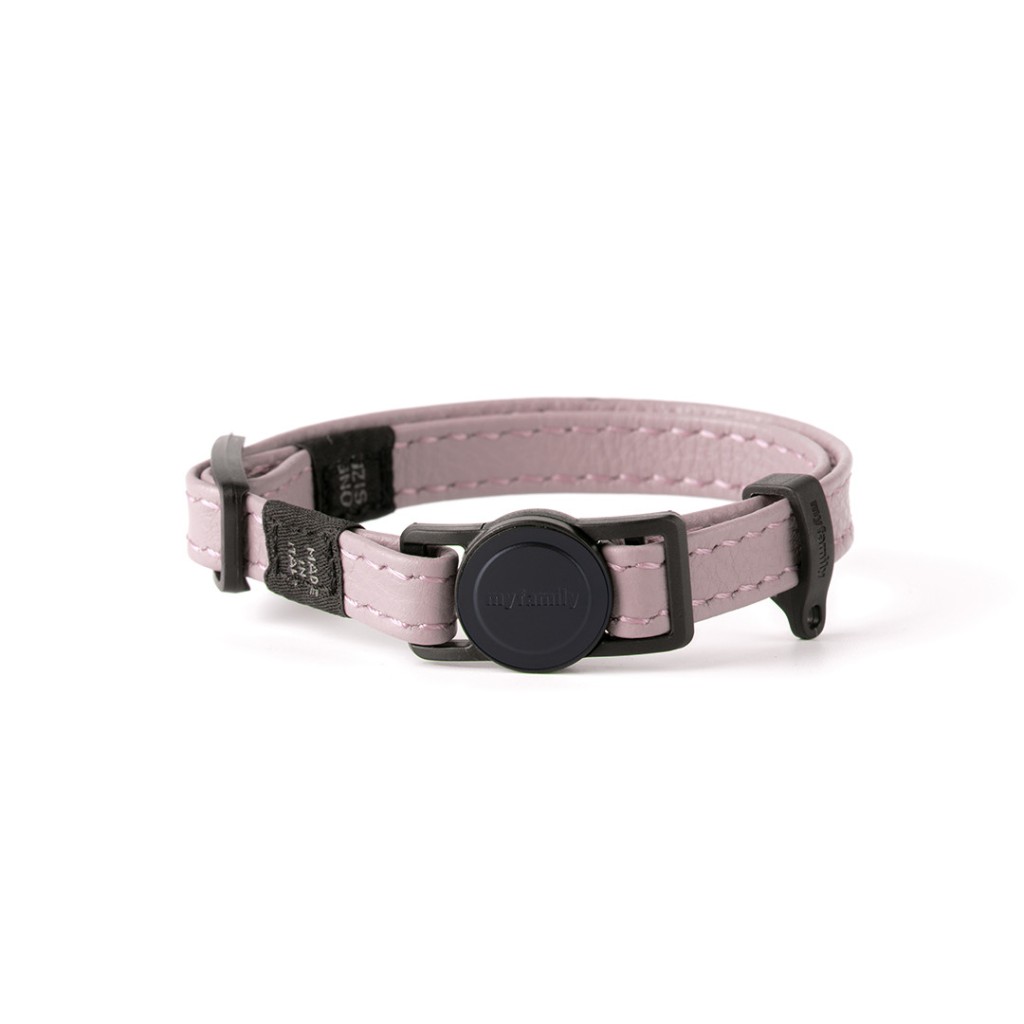 COLLIER POUR CHAT RÉGLABLE AVEC BOUCLE À PRESSION AJUSTABLE ROSE