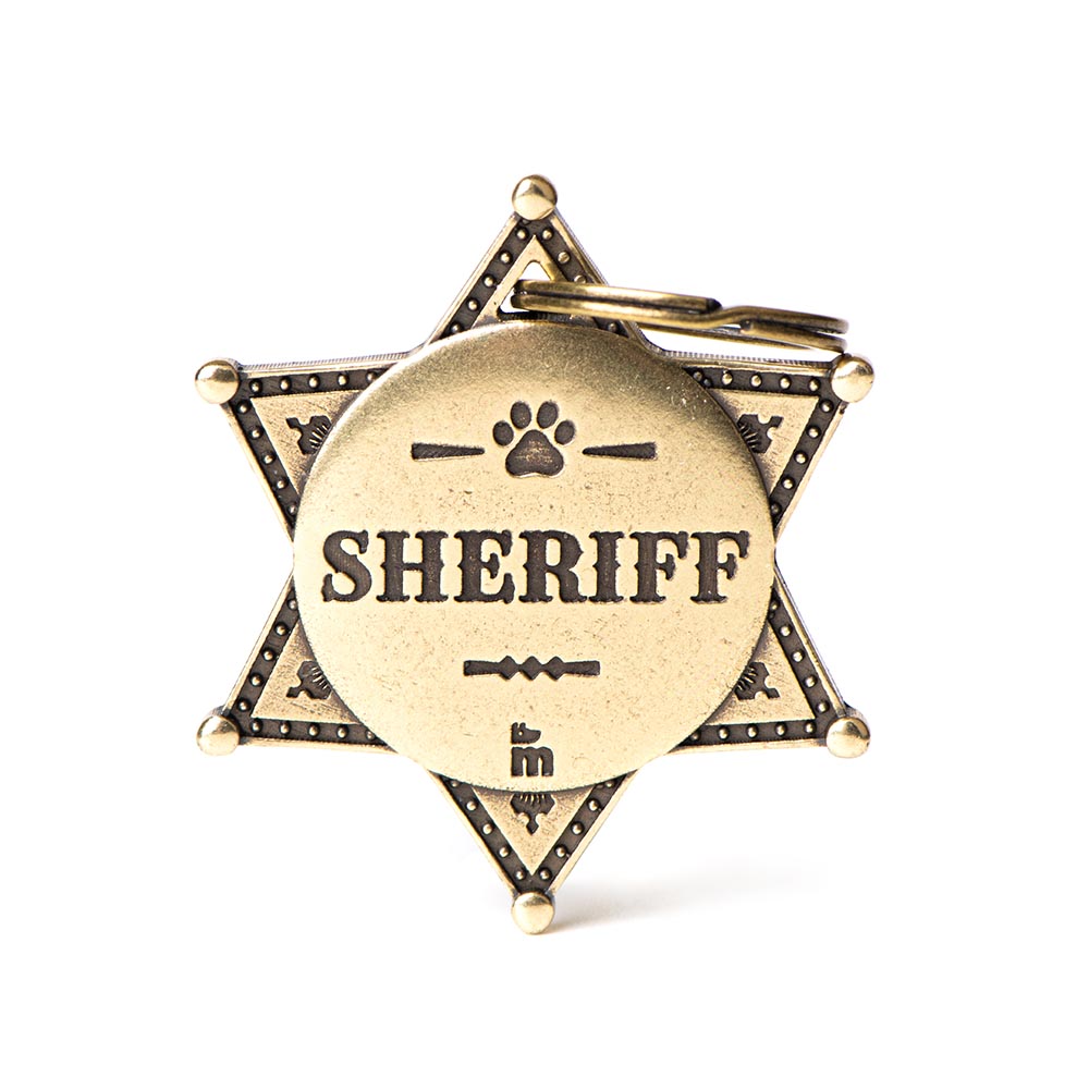 SHERIFF STAR BRONX ENGLISH BRASS