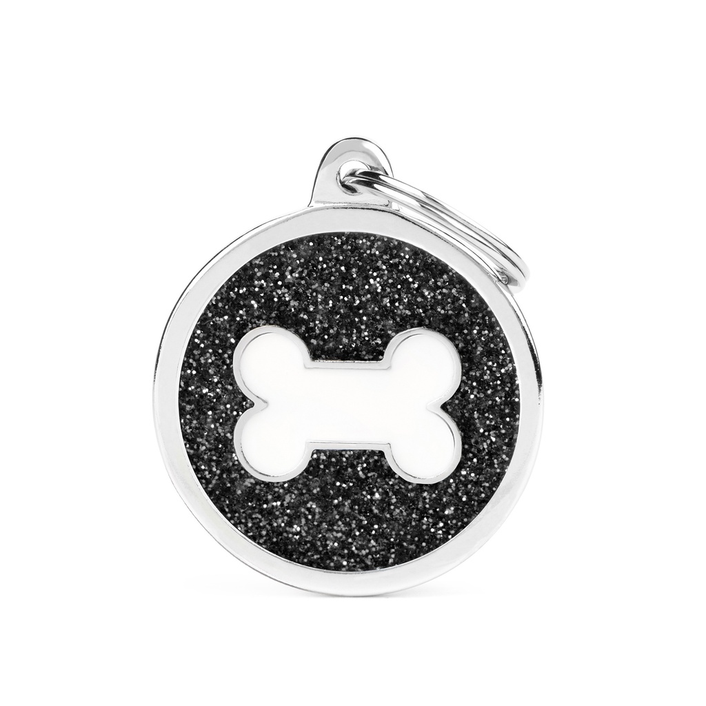 GLITTER CIRCLE BONE