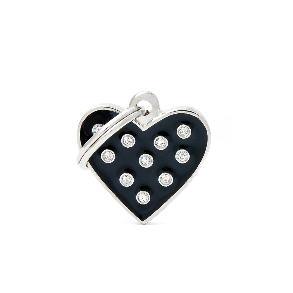 BLACK HEART STRASS