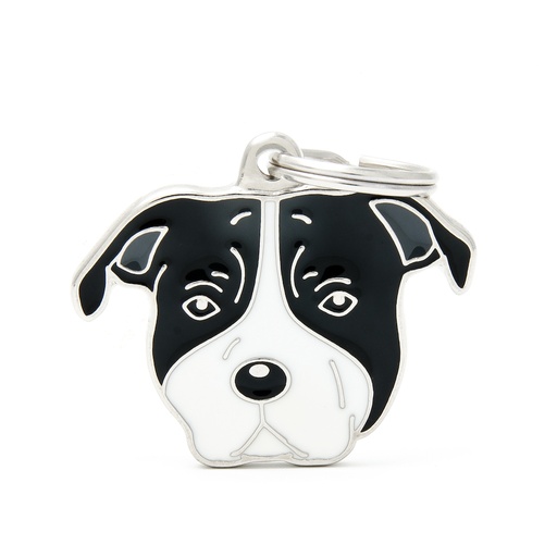 [MF80WHITEBLACK] AMSTAFF NOIR ET BLANC