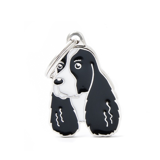 [MF87WHITEBLACK] SPRINGER SPANIEL BLANC ET NOIR