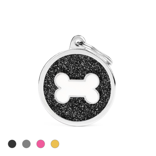 GLITTER CIRCLE BONE