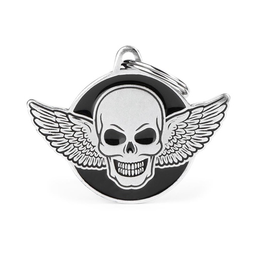 [BHSKULL02] WINGED SKULL BRONX