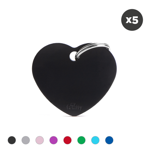 BASIC ALUMINUM HEART (5-PACK)